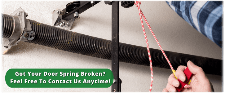 Broken Garage Door Spring Wesley Chapel FL